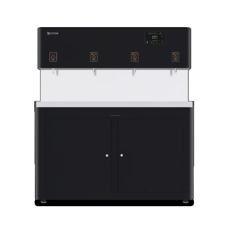 stainless steelhot and cold water dispenser, filter 60L water tank, environmentally friendly, suitable for schools