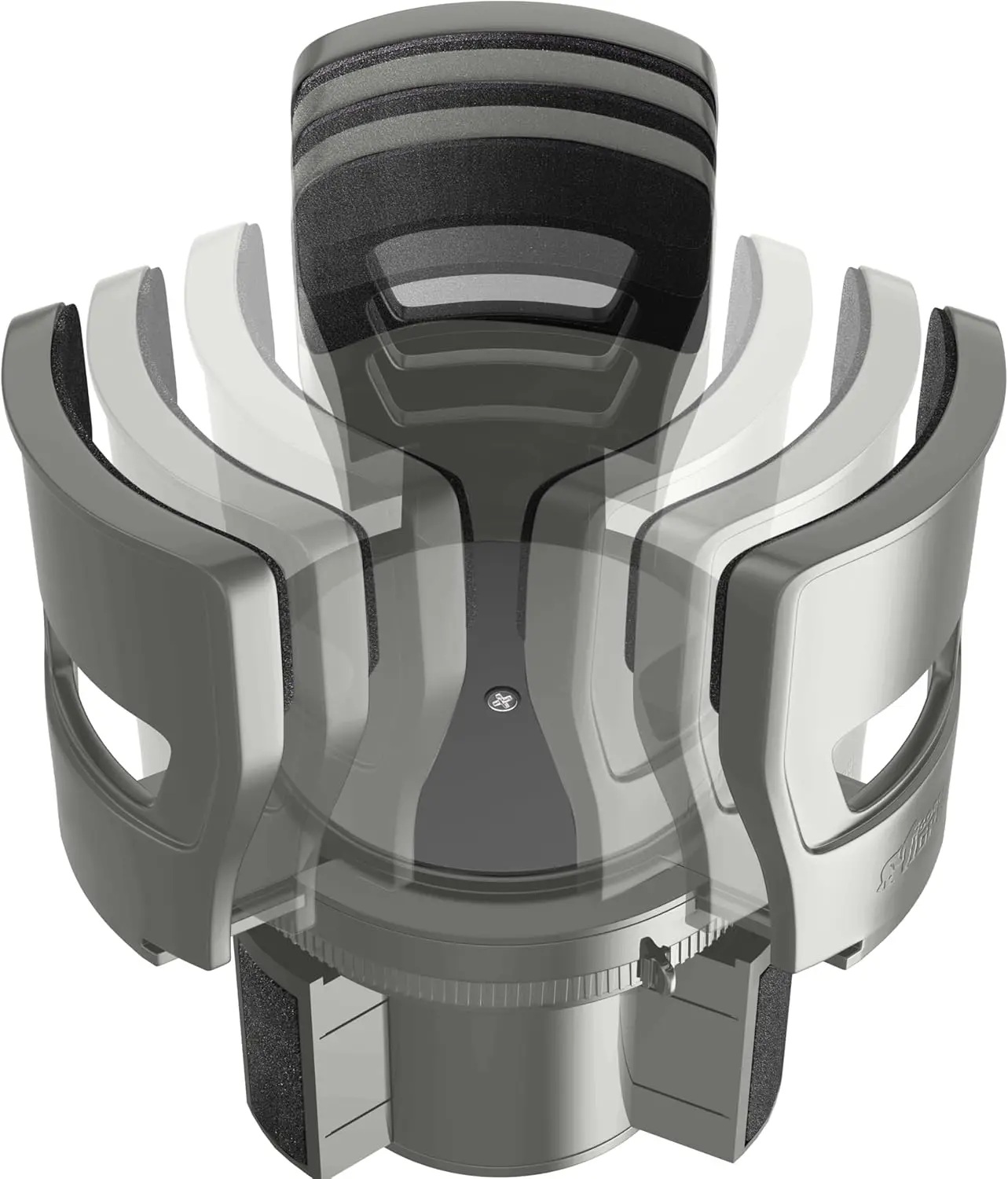 

Adjustable Car Cup Holder Expander for Large Bottles, Secure Fit for 18-48 oz, Gray