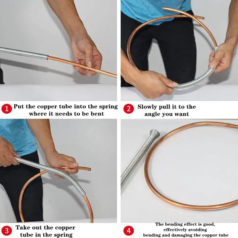 5 قطعة قسط خارج نمط الربيع النحاس أنبوب الشواذ دليل داخلي للطي الانحناء خط الأنابيب ل O.D. أنابيب 1/4 "إلى 5/8"