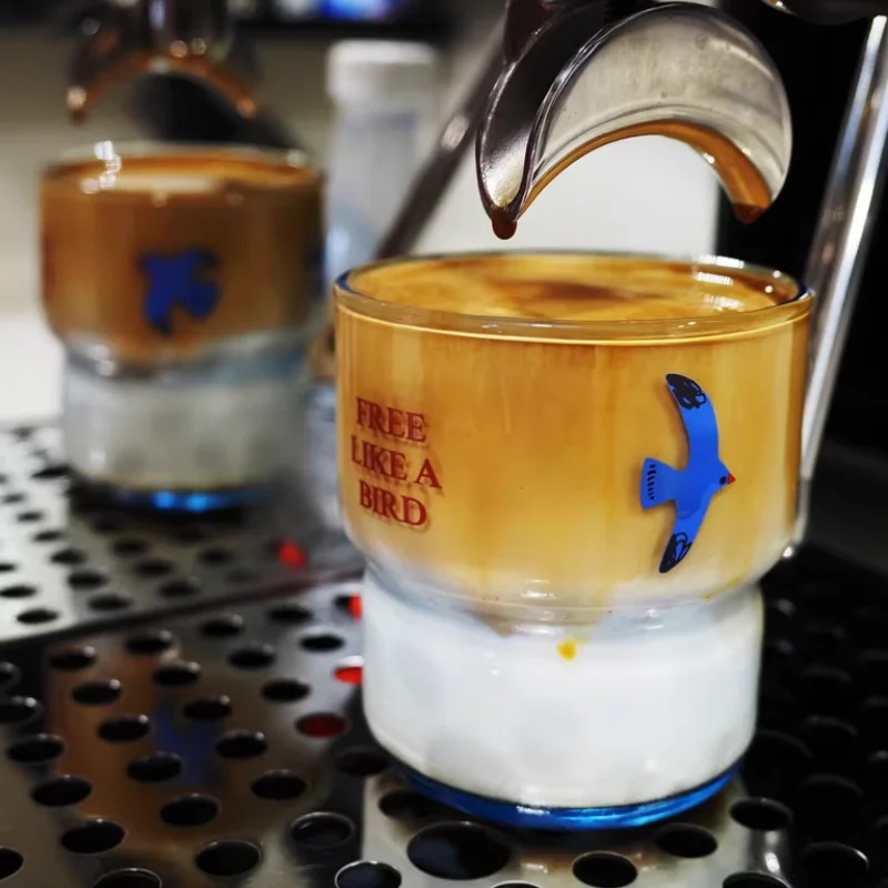 High Quality Glass Cups, Home American Coffee Cup, Heat-resistant Couple Gift Water Cup, Summer Beer Glass, Whiskey Glasses