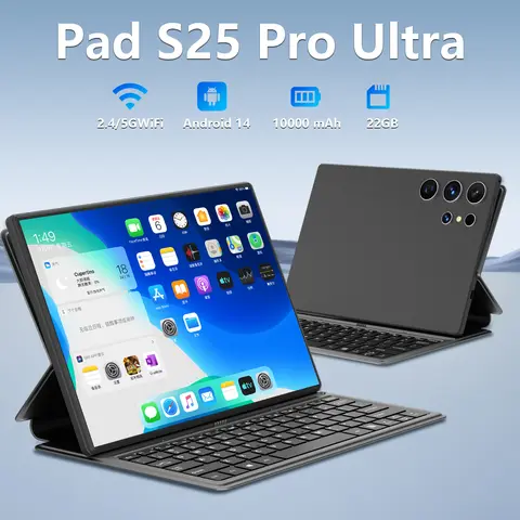 New MI Pad S25 Pro 10.1 inch Snapdragon 8gen2 Global 16GB+1024GB 10000mah 5G Dual SIM WIFI HD Full Screen Android 14 Tablets PC