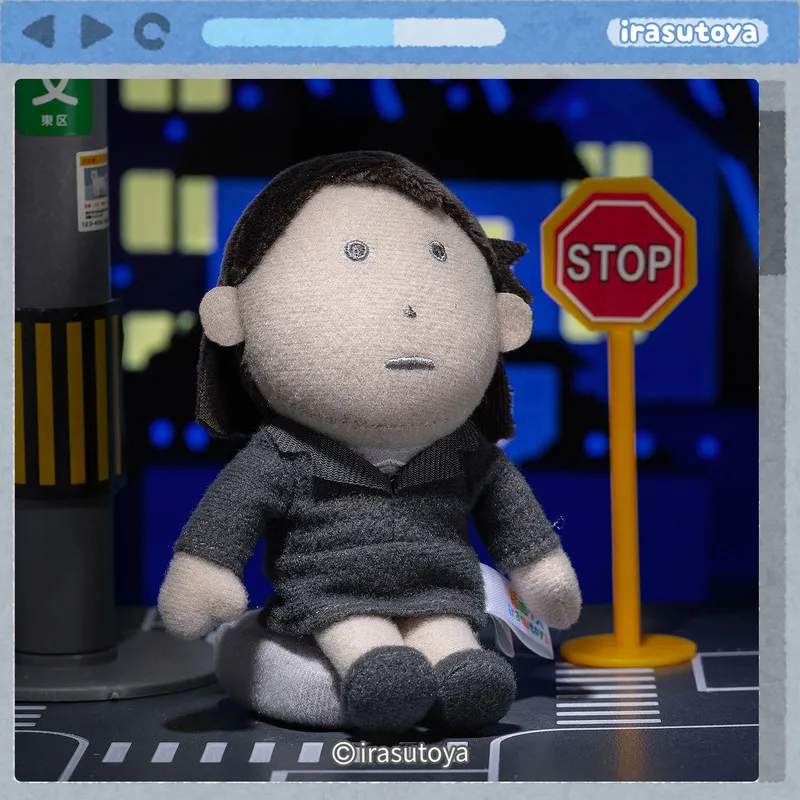 Irasutoya Despair Series Plush Doll Magnetic Desktop Ornament For Office Worker Computer Fun Desk Decor Creative Decoration