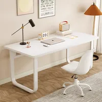 Modern Big Study Standing Desk Computer Work White Executive White Office Table Reading Writing Mesa De Escritorio Furniture