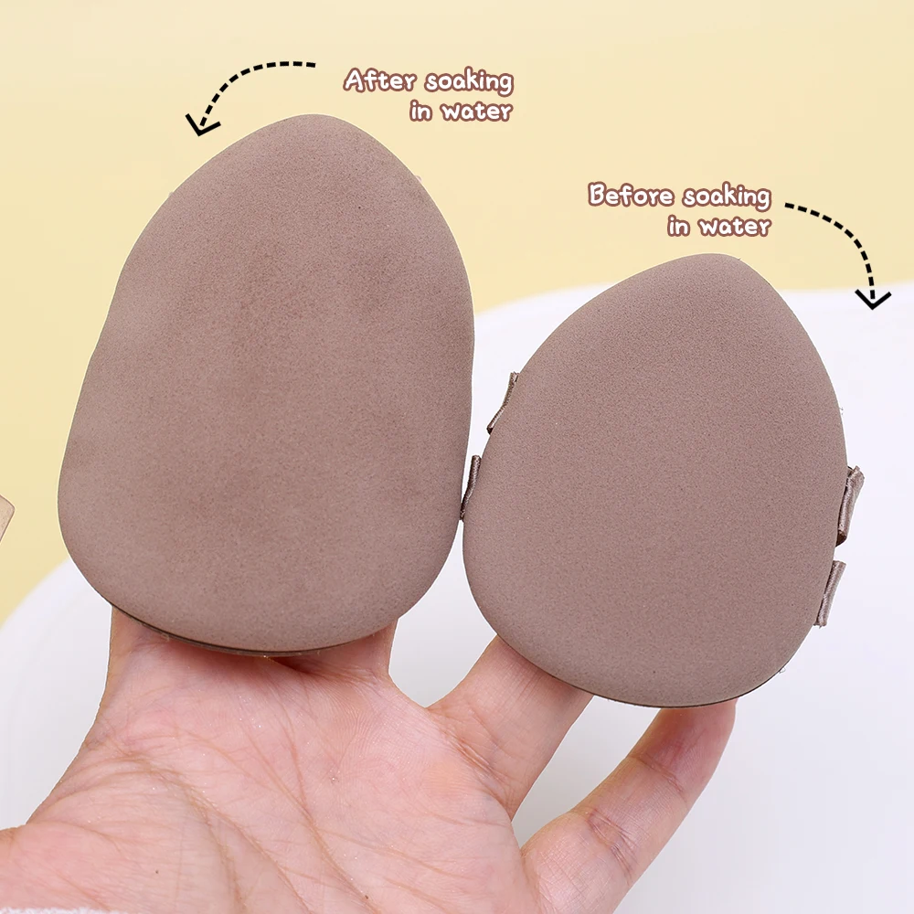 10PCS Thick Makeup Puff Super Soft Dry and Wet Cosmetic Puff Sponge Air Cushion Powder Puffs Foundation Concealer Makeup Tools