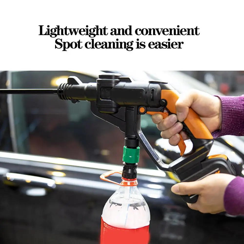 Adapter for Lithium Battery Washer Gun for Coke Bottle High Pressure Washer Gun Hose Quick Connection Tool Wash Accessories view 3