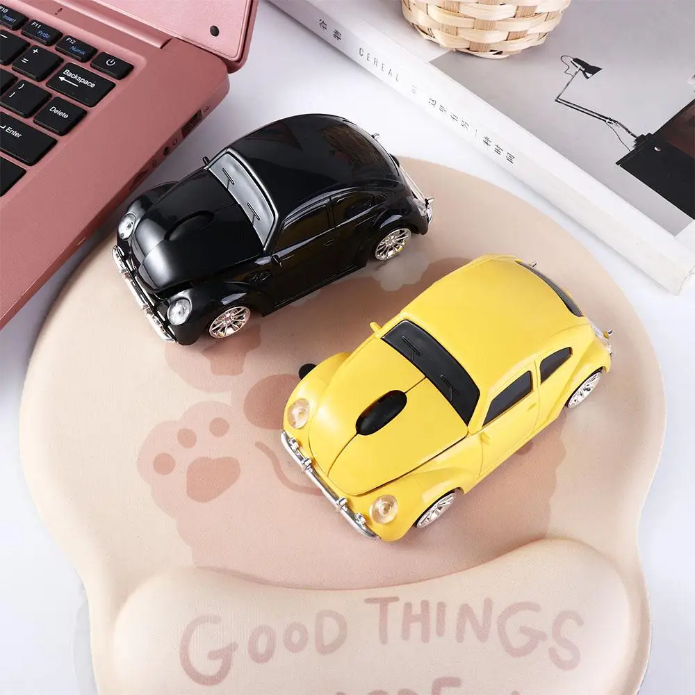 Car Shape Wireless Mouse with Receiver Wireless Ergonomic 2.4GHz Mouse AAA Batteries Power 1000DPI Computer Mouse