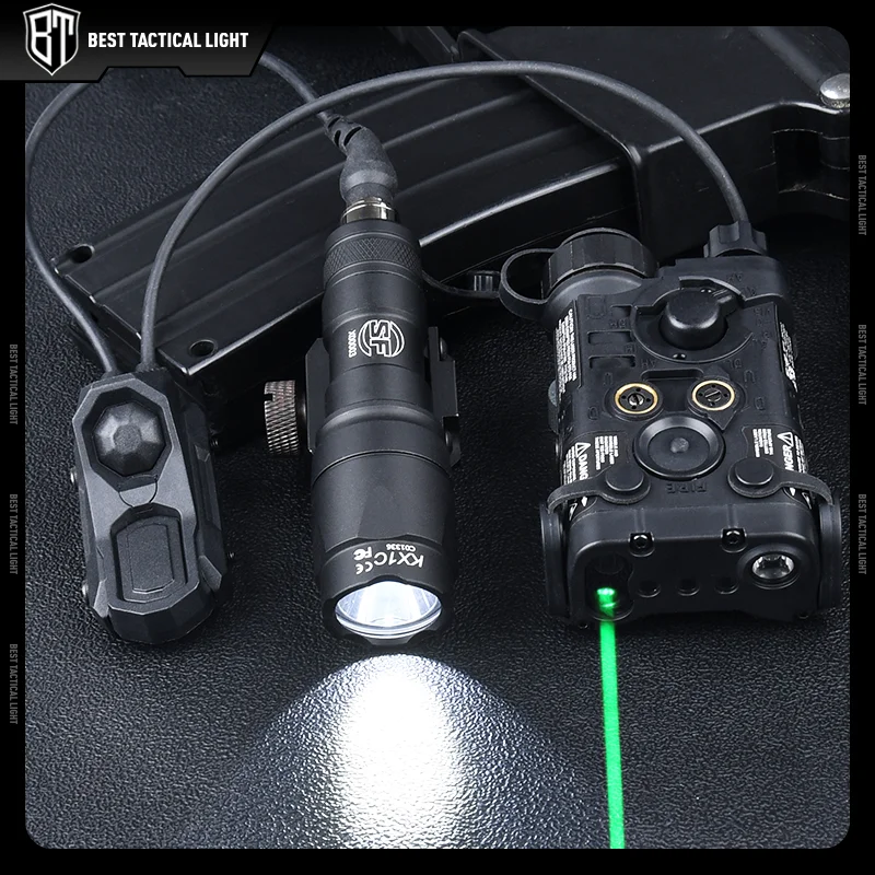 WADSN NGAL Red Green Blue Dot IR Sight Set Hunting Scout Light Surefir M600C M300A Tactical Flashlight AXON Dual Function Switch