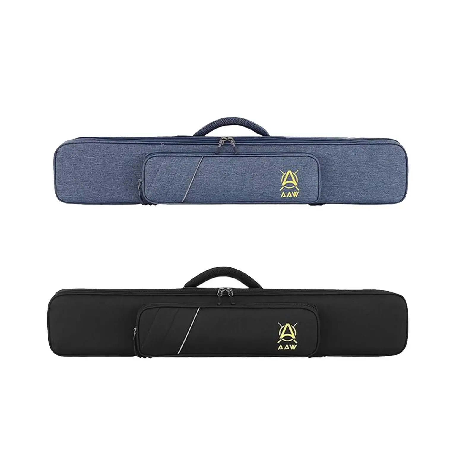 

3x4 Pool Cue Carrying Case 1/2 Jointed Cue Cases 7 Hole Billiard Cue Bag Thickened Waterproof Carry Bag Hold 3 Butt 4 Shaft 83cm