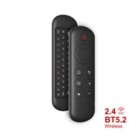 Dual Mode BT5.2 2.4G Air Mouse Remote Control Wireless Gyroscope Mini Keyboard  7 Color Backlit For Android Smart TV Box PC