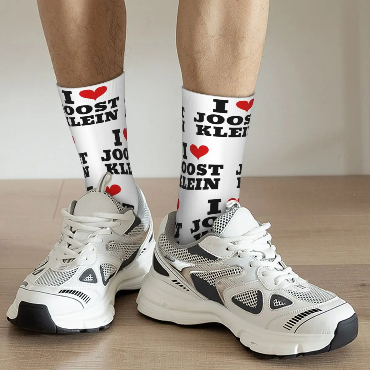 I Love Joost Klein-calcetines de Skateboard absorbentes de sudor para hombre y mujer, cálidos, divertidos, de invierno