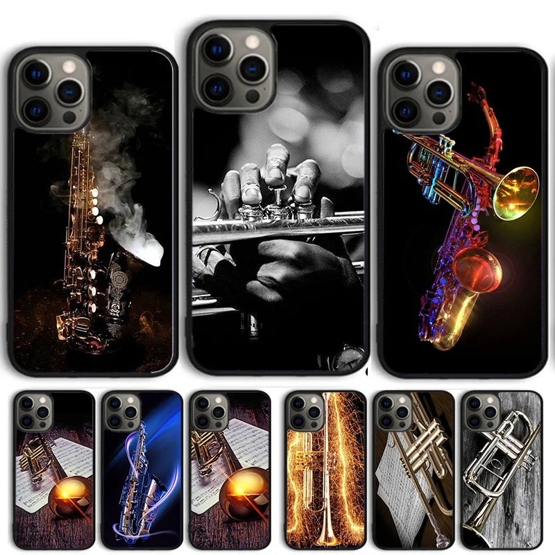 Piccolo Trumpet Brass Instruments Phone Case Cover For iPhone 15 16 14 13 12 Pro Max mini 11 Pro Max XS XR Plus Coque