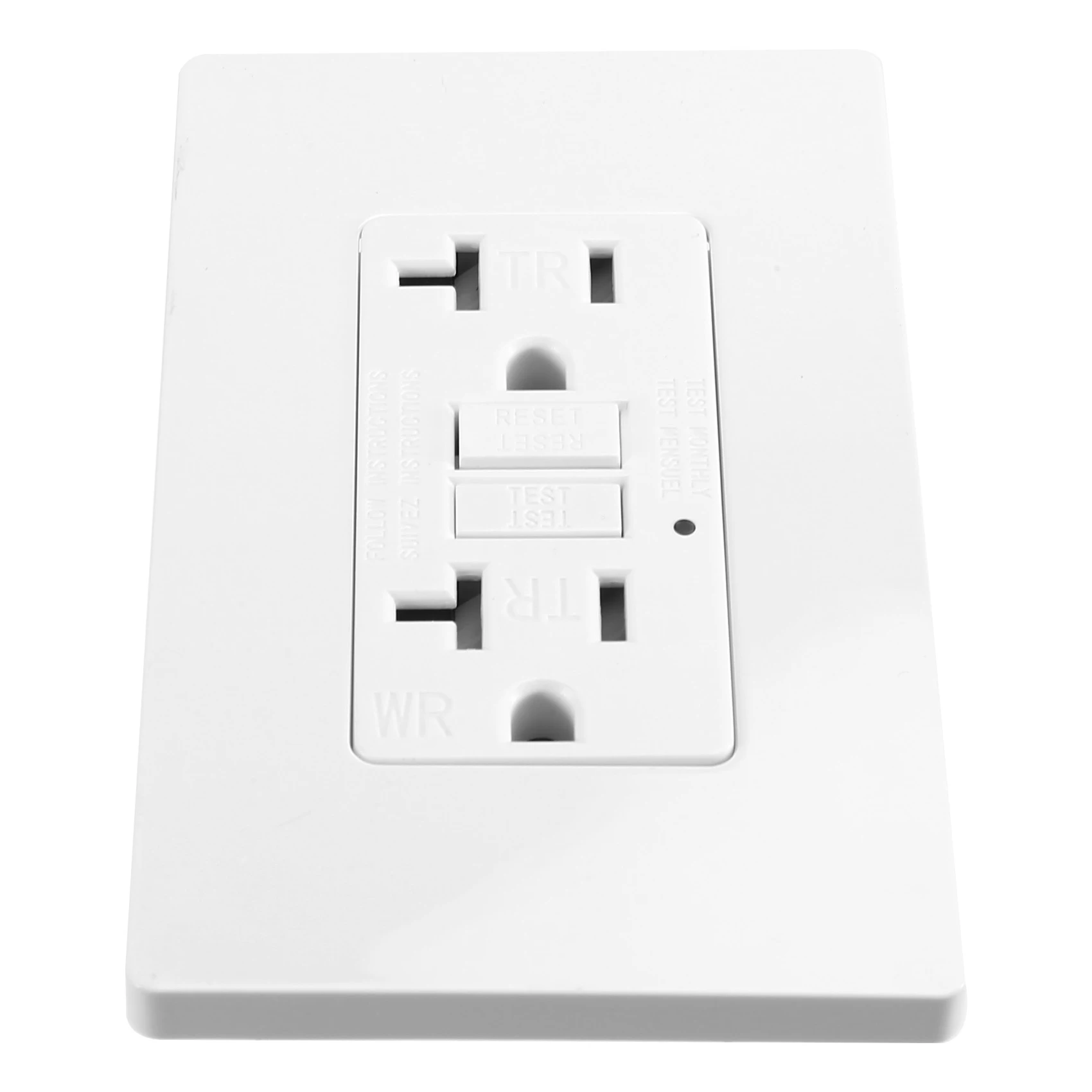 GFCI Outlets 20 Amp, Outdoor Weather Proof (WR), Ground Fault Circuit Interrupter, Screwless Wallplate Included