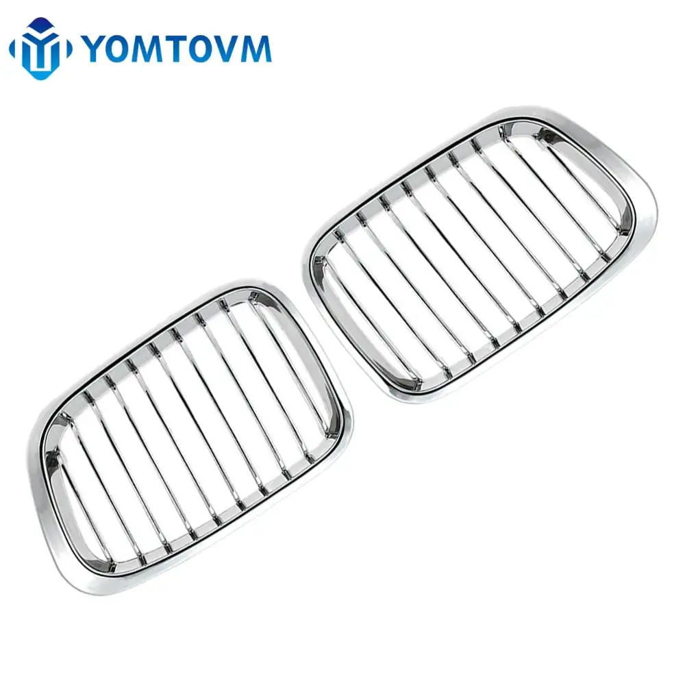 Car Front Bumper Grilles Racing Grill for BMW E46 320i 323i 325i 328i 330i Sedan 1998 1999 2000 2001 51138208489 51138208490