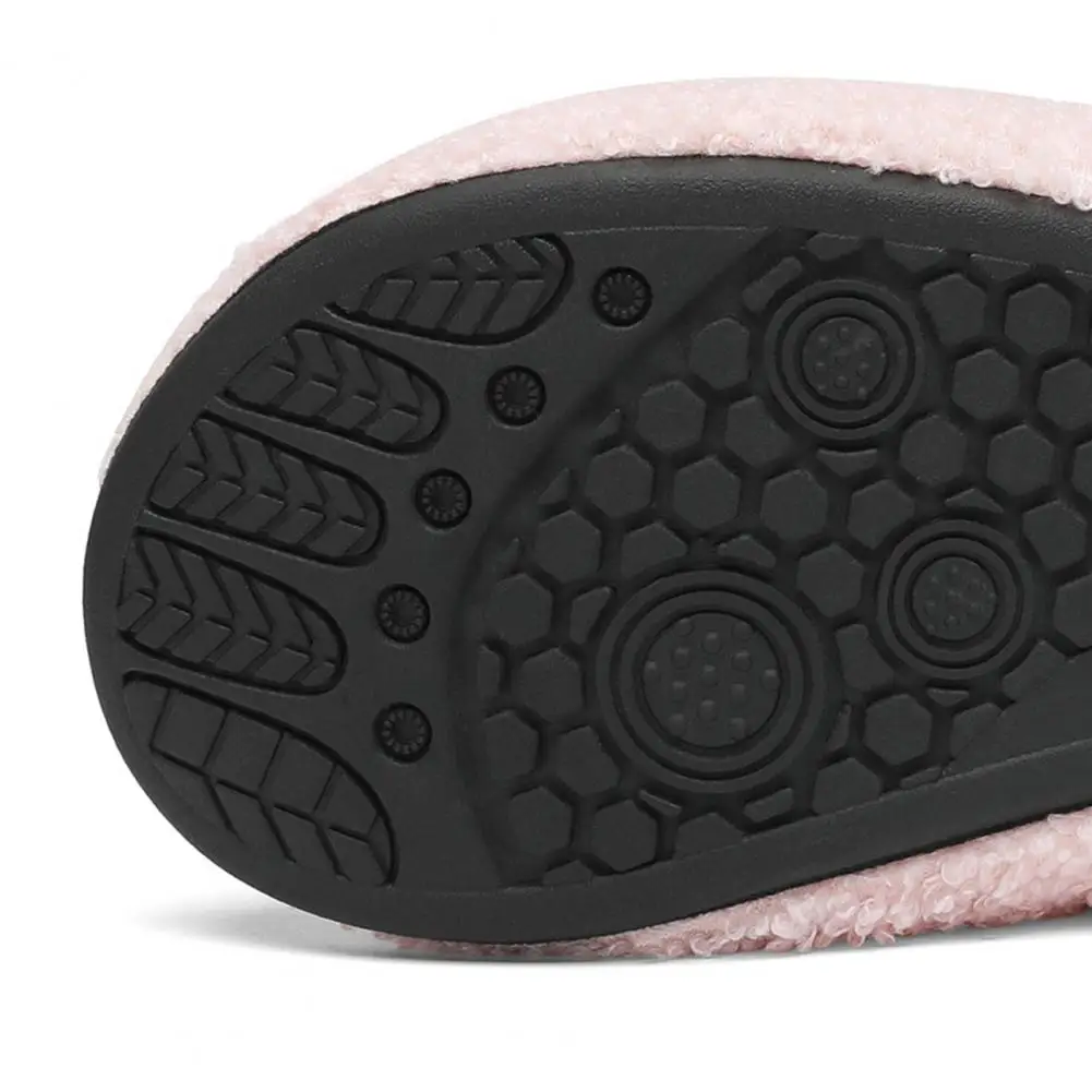 Slip Resistant House Slippers Unisex Breathable Indoor Slip-on Shoes Wide Toe Box House Slippers Anti-slip Sole Machine Washable