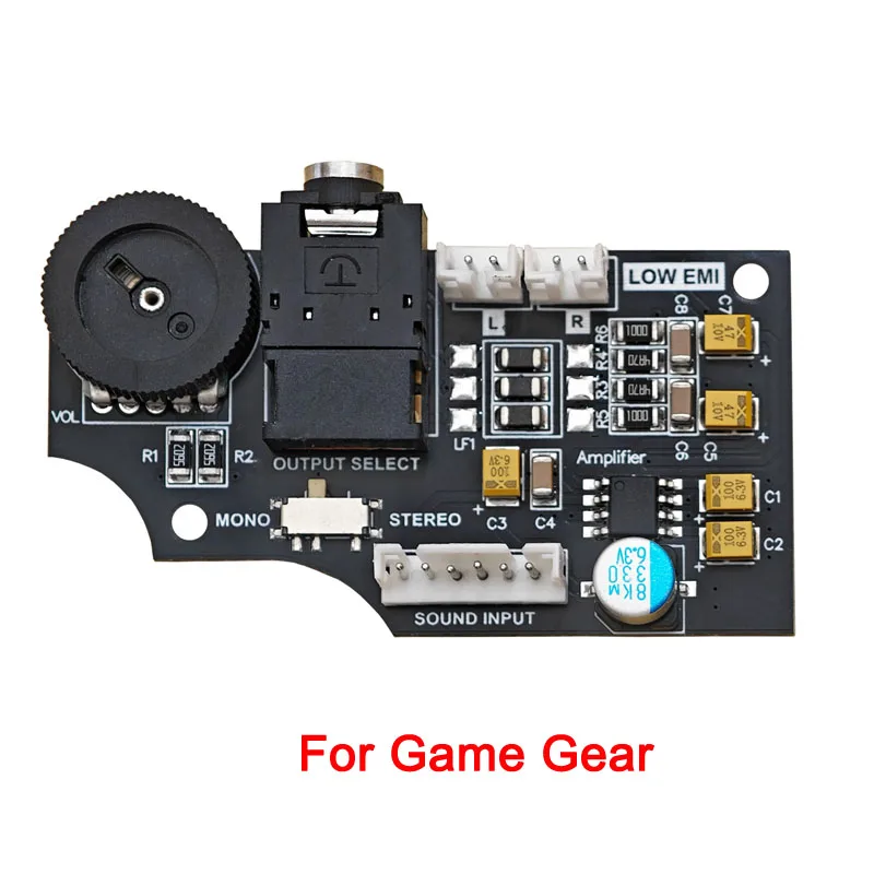 High Quality Dual Channel Volume Board PCB Board Motherboard For Game Gear For GG Gaming Console Replacement Parts