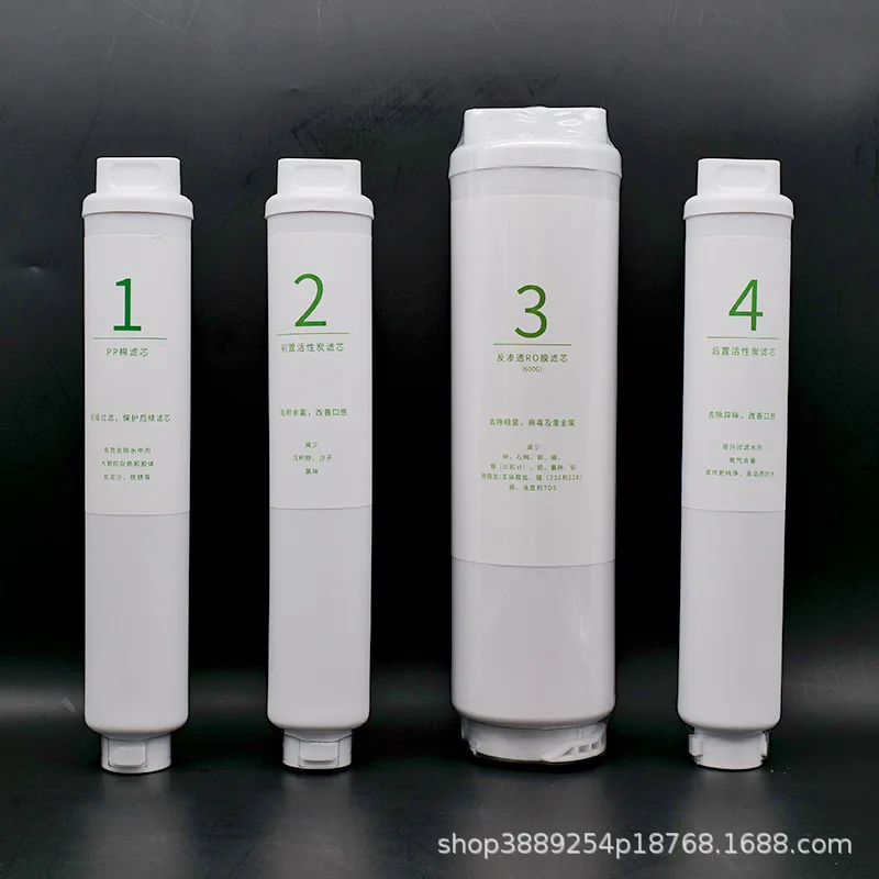 For Xiaomi Under-sink Purifier Setup, 400G 600G PP Cotton Pre-filter, Post-filter & RO Membrane