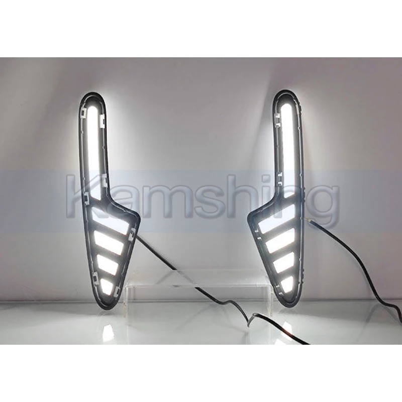 Kamshing 1 Set Modify LED Daytime Running Light DRL For Geely Geome 2025-2026 Foglight Foglamp Front Driving Light