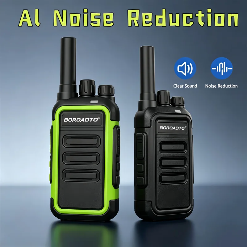Mini Walkie Talkie Portable Two Way Radio PMR FRS Licence-free Rechargeable VOX for Restaurant Cafe Hotel Retail Store Work