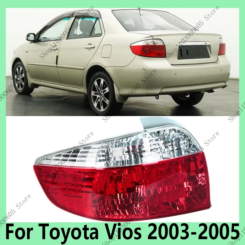 

Для Toyota Vios 2003-2005 автомобильные аксессуары задний фонарь без лампочек указатель поворота тормозной сигнальный фонарь корпус приводного фонаря
