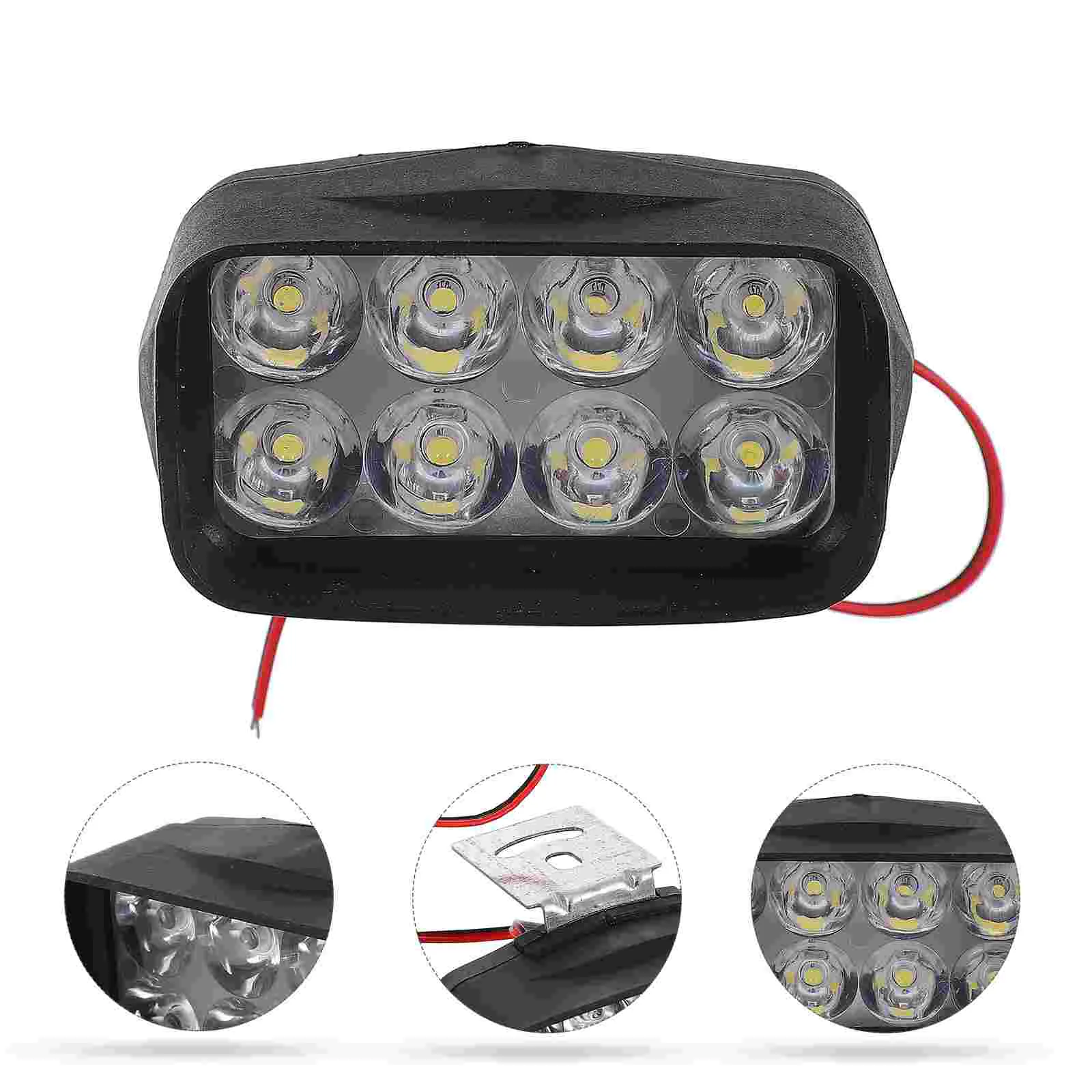 

Motorcycle Headlight Electric LED Lights Super Bright Aluminum Alloy Car