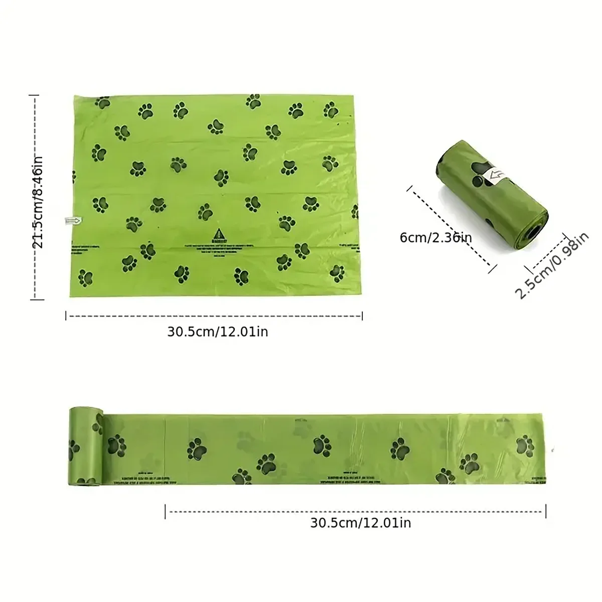 Dog Poop Bags Environmentally Friendly Poop Bags Leak-Proof Dog Waste Bags For Pet Outdoor Supplies biodegradable environmentall