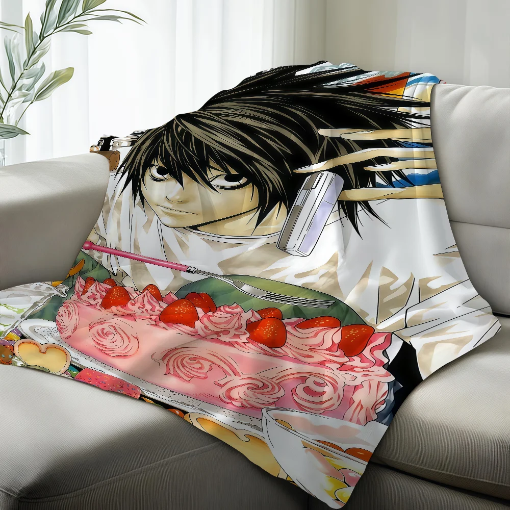 ANIME D-Death N-Note Blanket Suitable For Sofas Beds Offices Cars Outdoor Travel An Ideal Gift For Friends Family