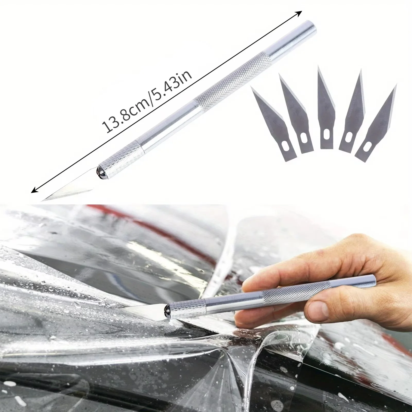 Professional Car Vinyl Wrap Tool Kit Complete Window Tinting Felt Squeegee Cutter for PPF Carbon Fiber Film Sticker Application
