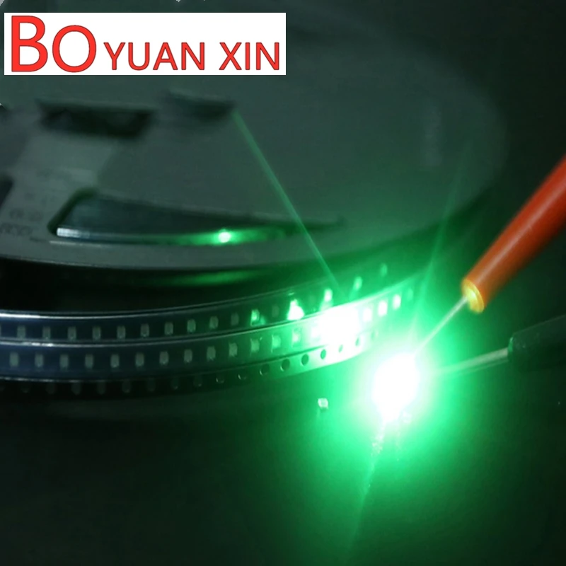 3000 buah dalam gulungan 3216 1206 LED SMD dioda cahaya Hijau Kuning Merah Putih Biru Ungu oranye hangat putih merah muda