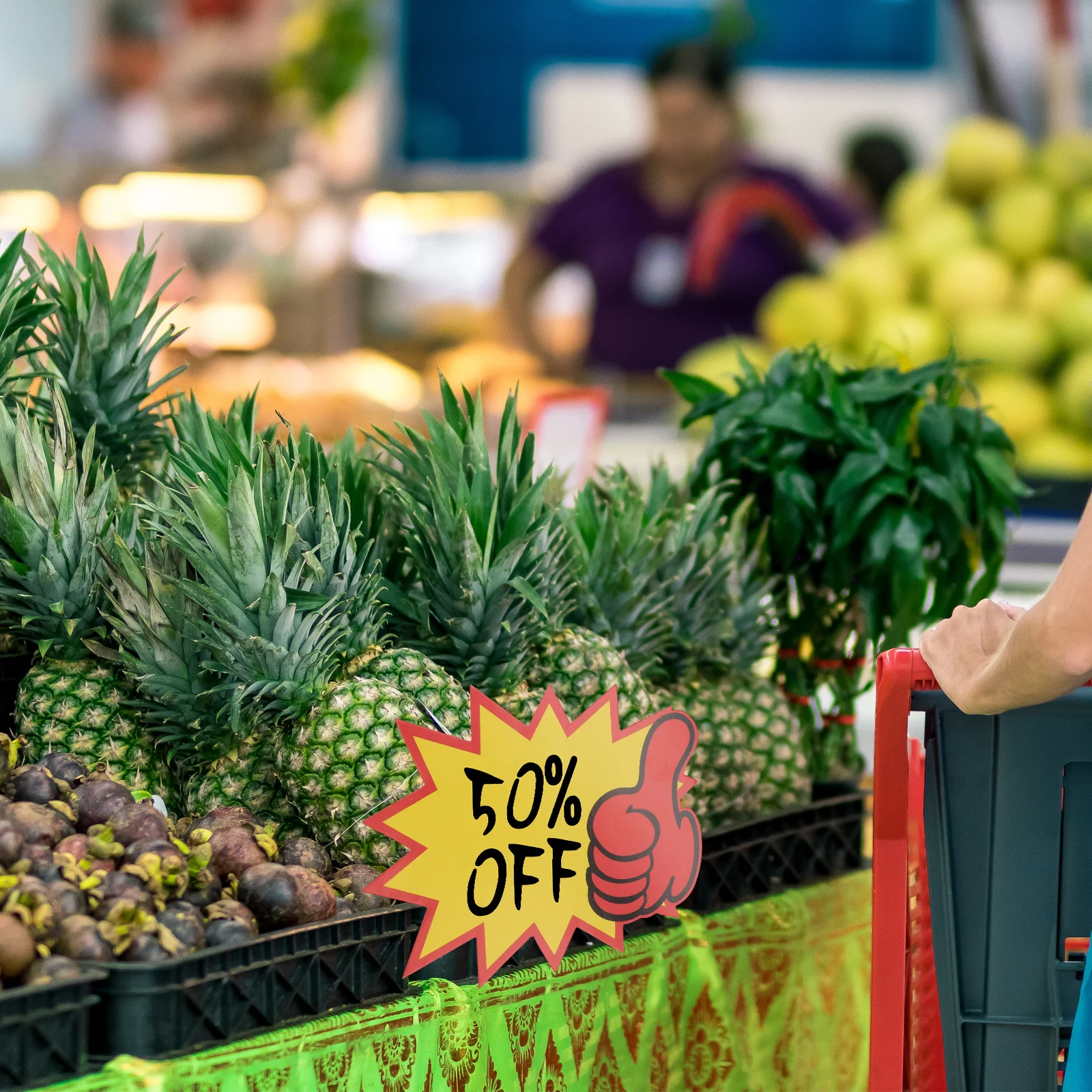 

100Pcs Promotional Stickers Advertising Tags Bright Colors Creative Shapes Retail Business Sales Event Advertising Tags