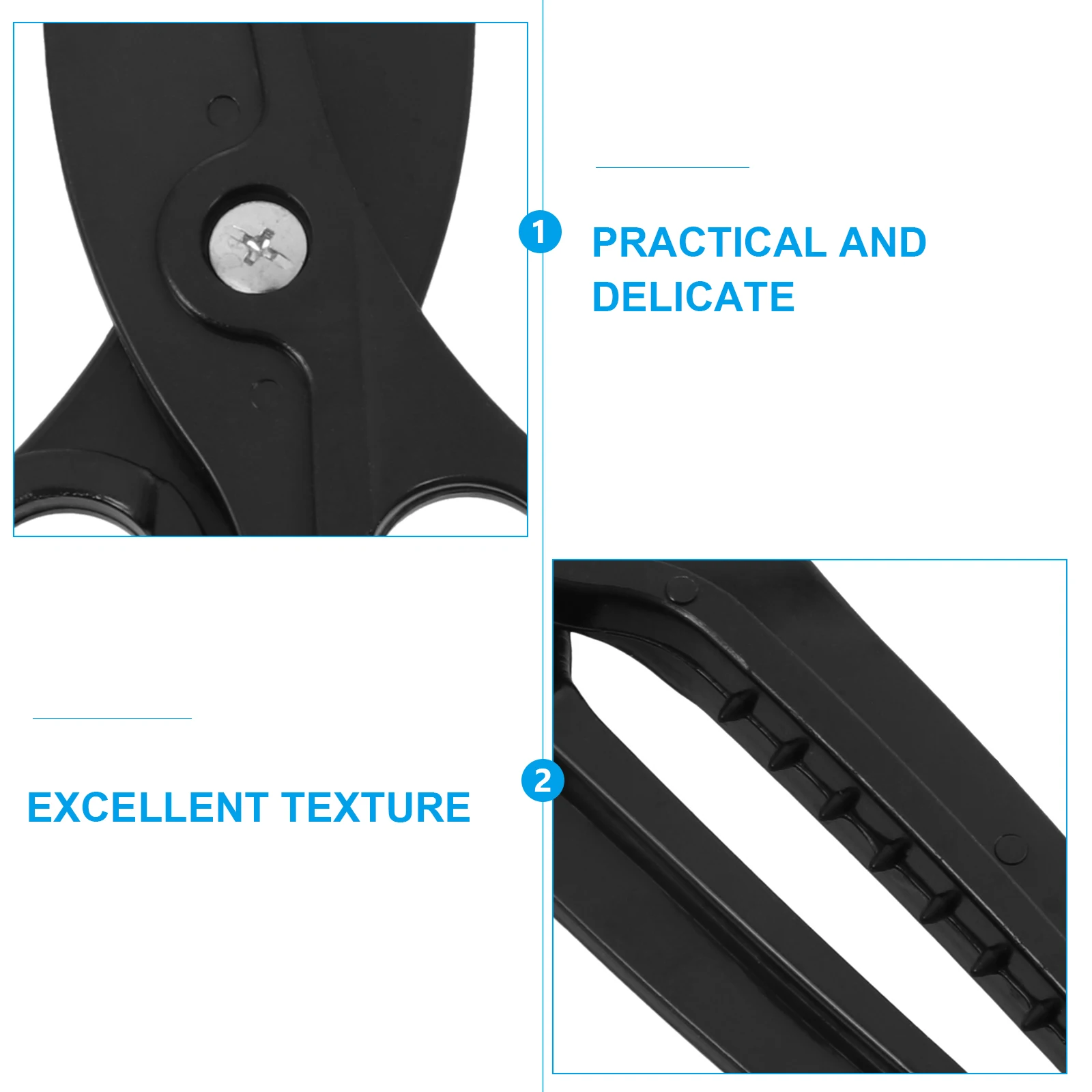 

1Pcs Locking Fish Gripper Clamp Black Compact Handle Fish Holder Non Slip Tool for Secure Fishing Hook Removal Accessory