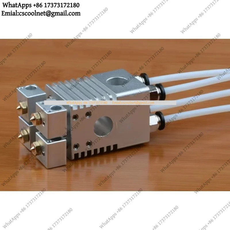 For 4 Nozzle White Oxidized Aluminum Alloy Cross Slide Table 3D Printer Accessories Replacement Parts