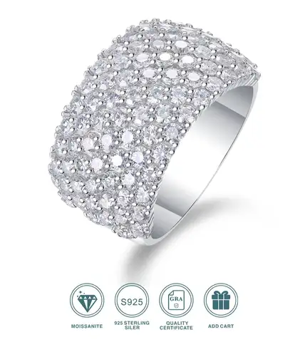 8 best sales पेव रिंग - №5