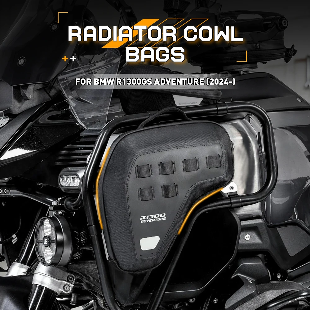 NEW Motorcycle R1300GS Adventure Fairing Left Right Radiator Cowl Bags Tool Storage Bag For BMW GSA1300 R 1300 GS ADV 2024 2025+