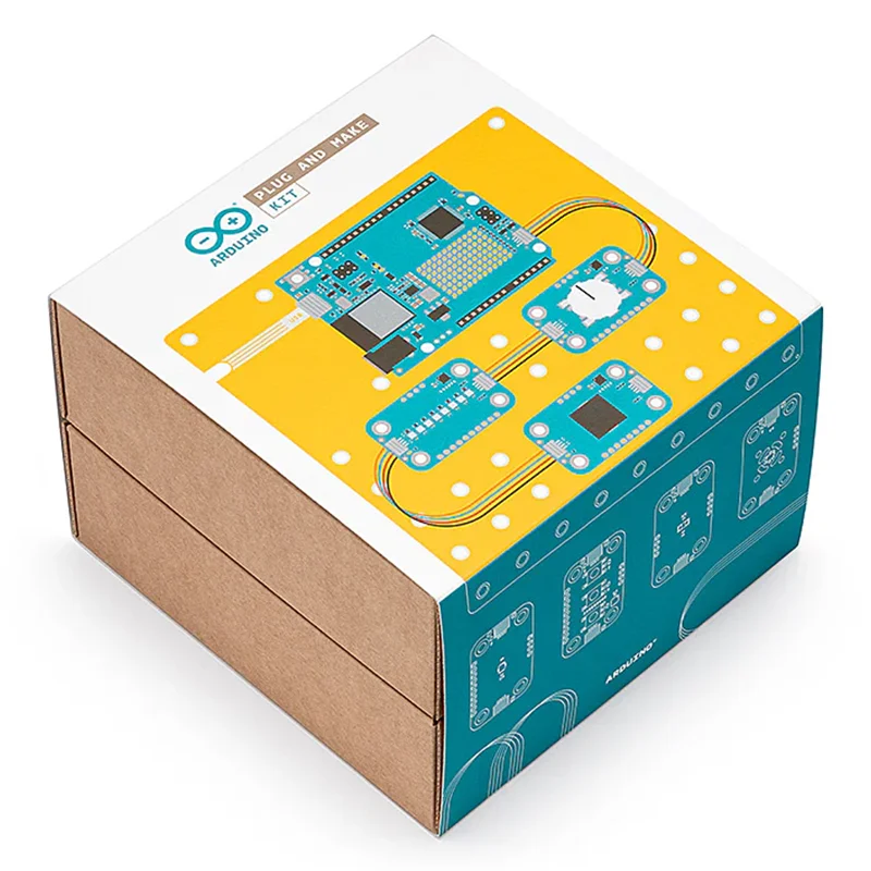 Kit Arduino Plug and Make AKX00069 Original de Italia UNO R4 WIFI Sensor Starter Kit Modulino ABX00087