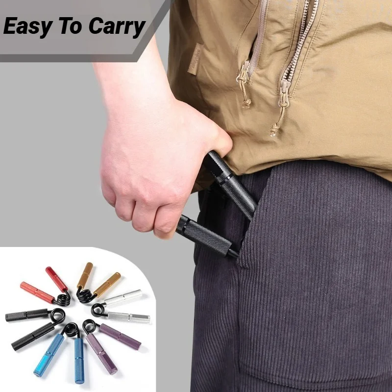 50LB-300LB Metal Hand Gripper Strengthener Finger Exerciser Grip Strength Muscle Arms Trainer Recovery Wrist Gym Equipment