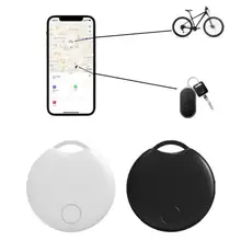 Rastreador de larga distancia con posicionamiento, buscador lejano para Apple, encontrar mi voz, localización de maleta, llaves, bolsa, juguetes, etiqueta inteligente para IOS y