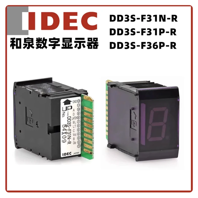

Original IDEC DD3S-F31P-R DD3S-F31P-G DD3S-F31N-R DD3S-F31N-G DD3S-F36P-R Combination Digital Display