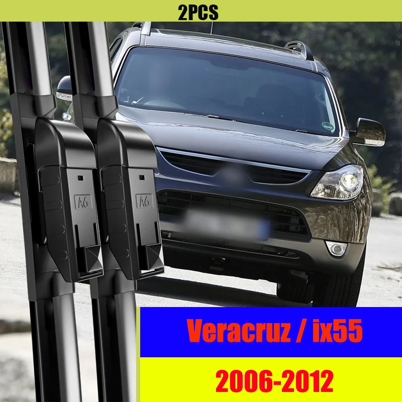 

Wiper LHD Front Wiper Blades For Hyundai Veracruz IX55 2006 - 2012 Windshield Windscreen Window Rain Brushes 24"+20"