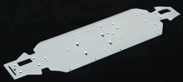CNC machining integrated molding 5MM thickness chassis for ROFUN LT LOSI 5IVE-T