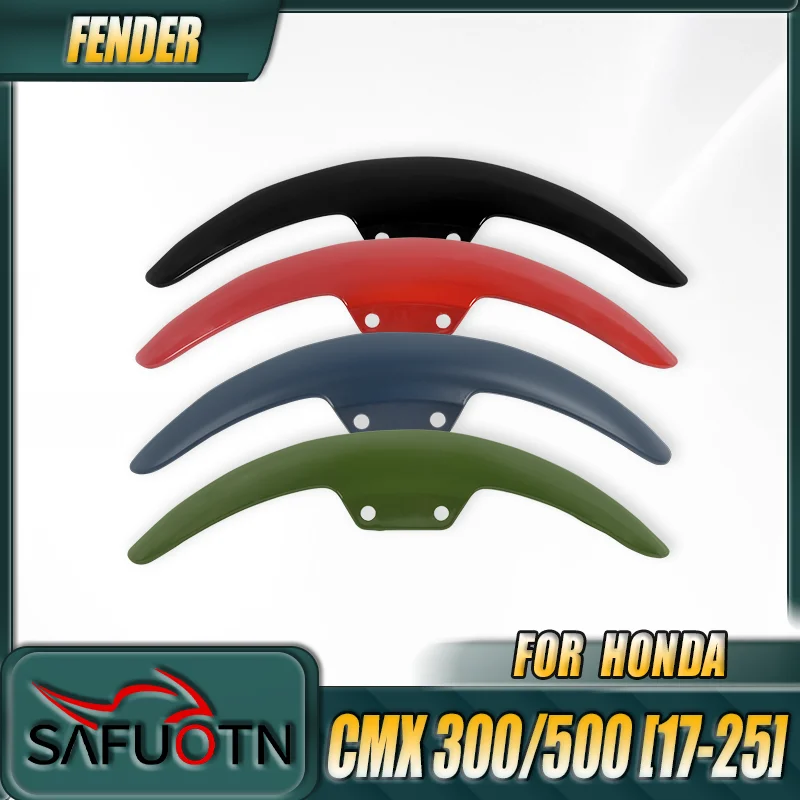 

Fender Motorcycle Splash Guard Front Tire Hugger Mudguard For Honda Rebel CM CMX 300 CM CMX500 2017-2025
