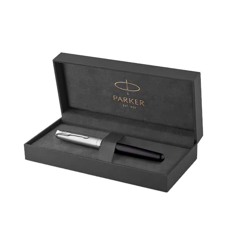 

PARKER Fountain Pen Zhuoer Zhiya Series Metal Satin Ink Pen Men's and Women's Writing Office High-end Fountain Pen