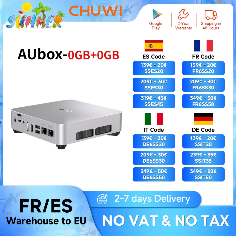 Mini PC CHUWI Aubox Ryzen7 8745HS, DDR5, WiFi 6, BT 5.2 🖥️