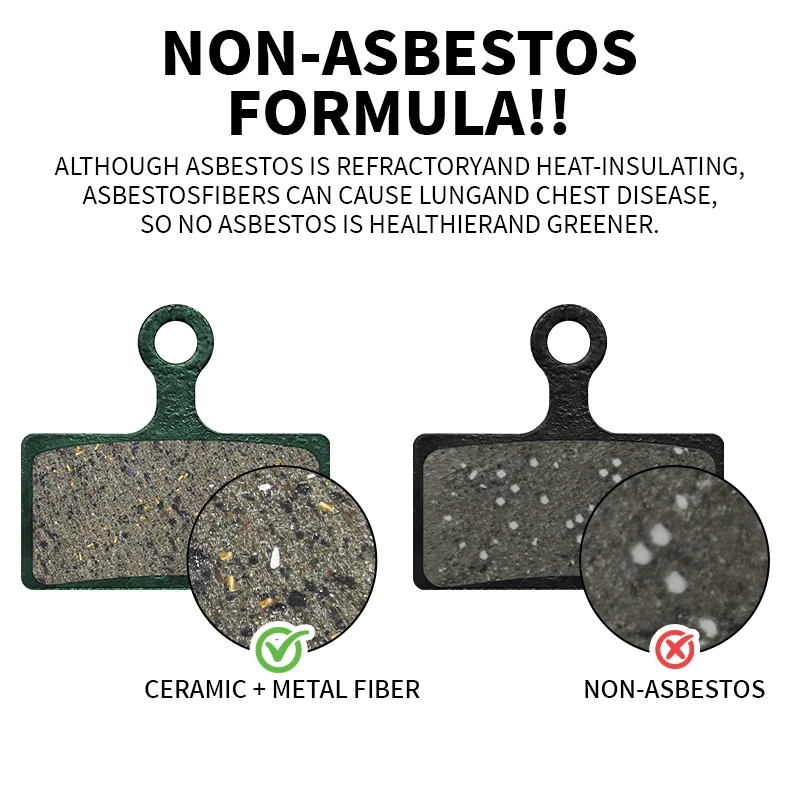 Керамические велосипедные тормозные колодки BUCKLOS MTB Hyd largaic, дисковые тормозные колодки для SHIMANO G01S F01A, прочные износостойкие дисковые колодки для шоссейного велоспорта