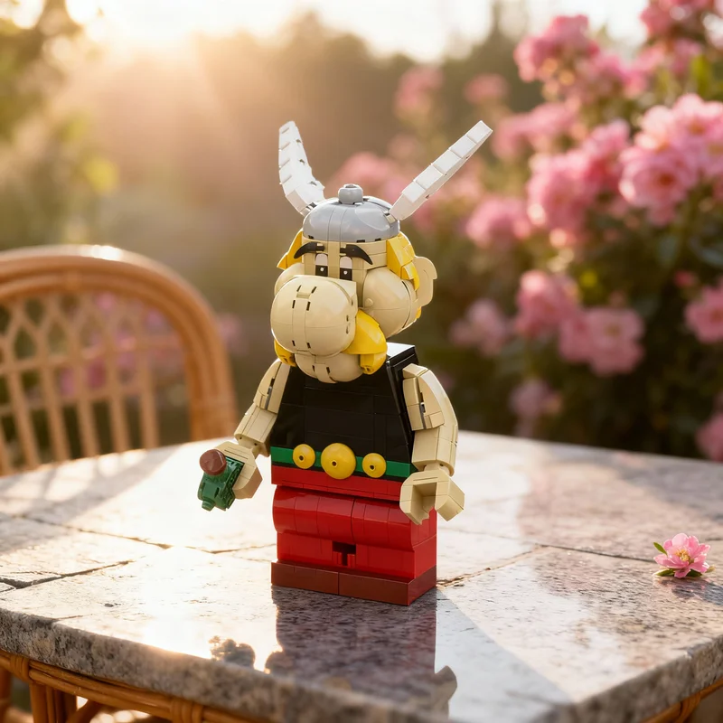 

898 деталей MOC: Конструктор «Астерикс» — модель для сборки, рождественский подарок, архитектурный набор, развивающая игрушка для творчества и обучения