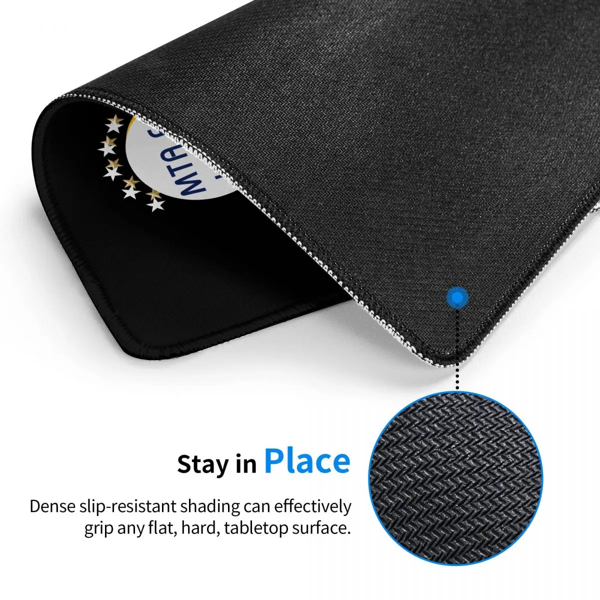 Maccabi Tel Aviv Mouse Pad with Non-slip Rubber Base Mat Waterproof Computer, Pads for Laptop, Gaming