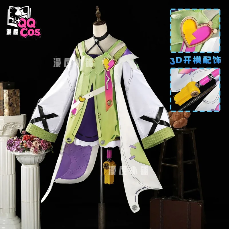 

Genshin Impact Aino Косплей Ретро наряд Милая униформа Платье Активная вечеринка Одежда для ролевых игр QQcos