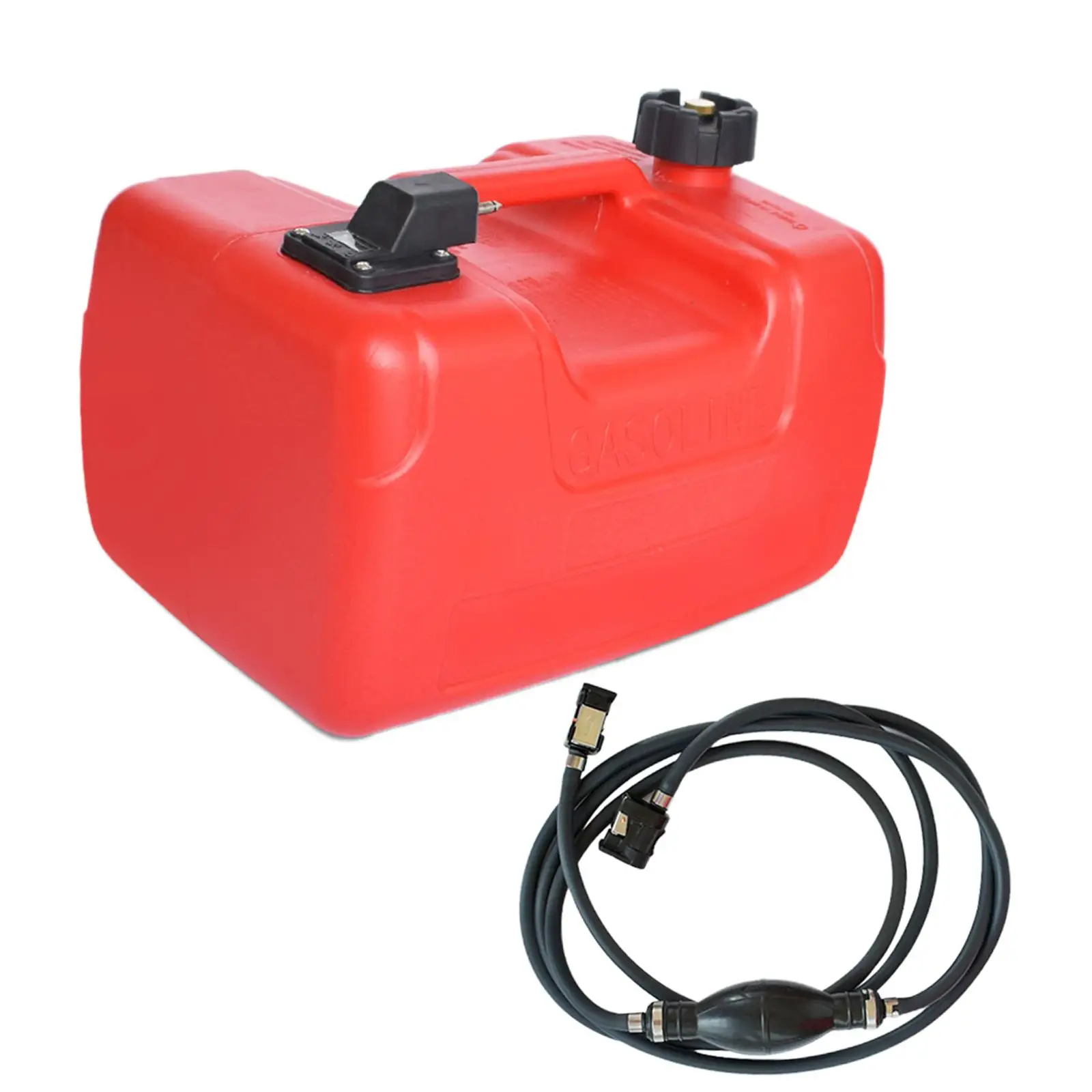 Portable Marine Boat Fuel Tank 12 Litres High Impact Resistance Easy to Use Boat Engine Parts Sturdy Outdoor for Marine Outboard