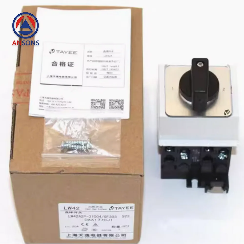 DAA177DJ1 LW42A2P-31004/GF303 OTIS مفتاح اختيار السلالم المتحركة Ansons قطع غيار المصاعد