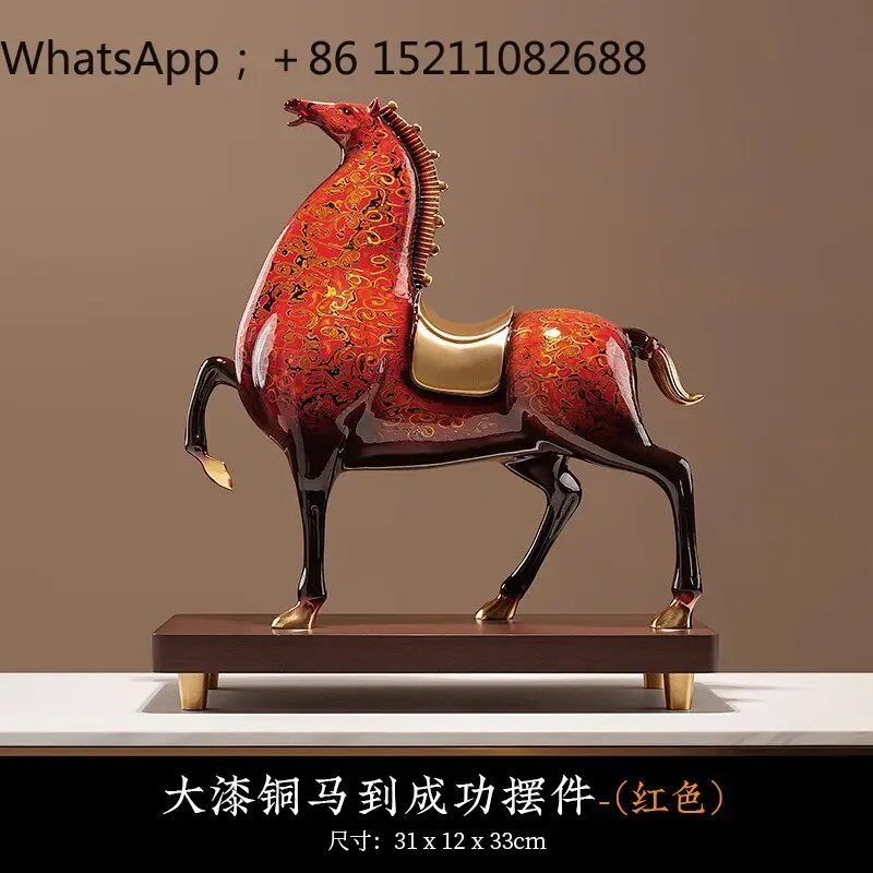 SCY exquisite copper persimmon ornament high-end living room office decoration moving house gift