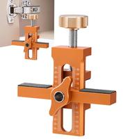 Cabinet Aid Positioner Adjustable Installation Positioner Aluminum Alloy Positioning Tool Mounting Jig Versatile Door Mount